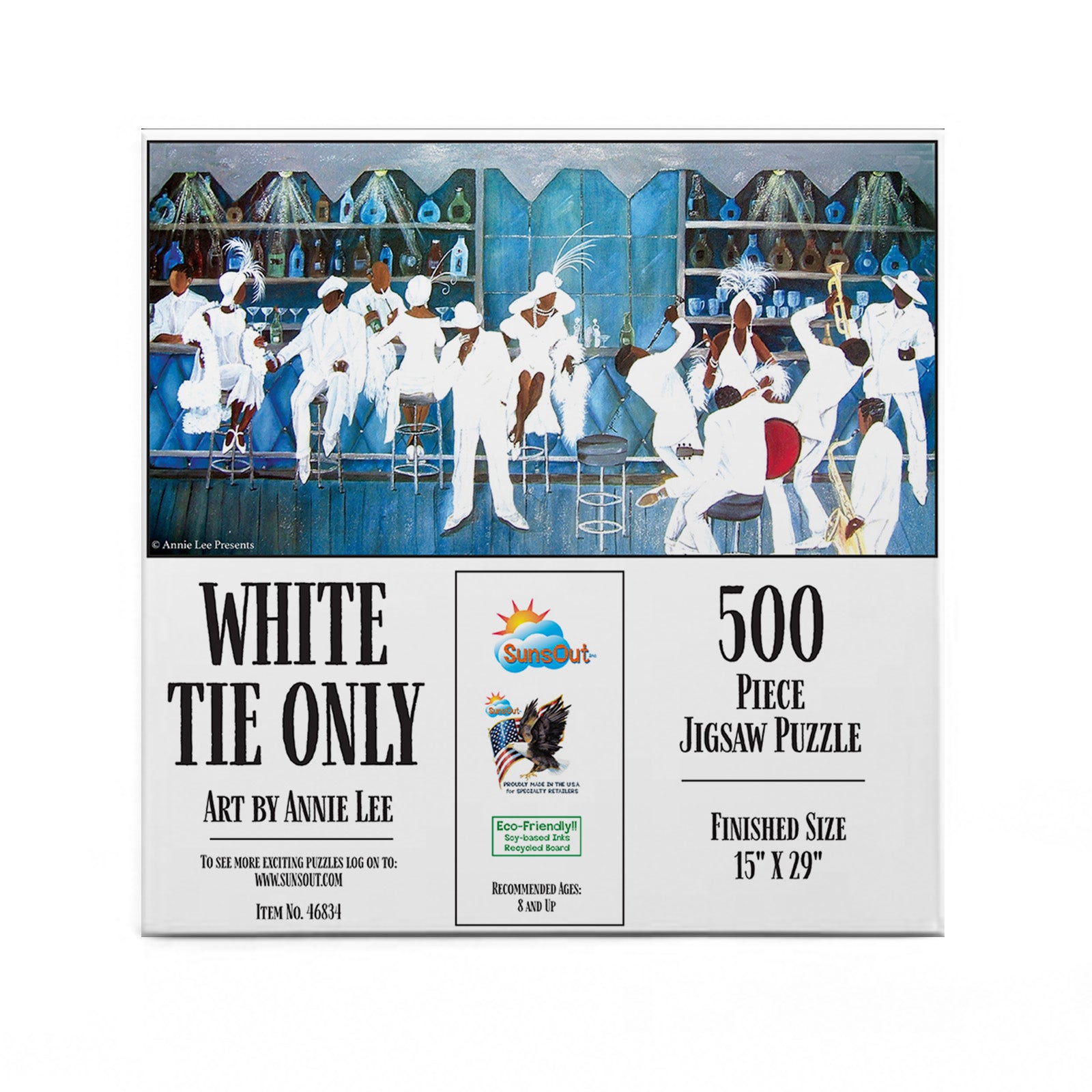 White Tie Only by Annie Lee: African American Jigsaw Puzzle – The