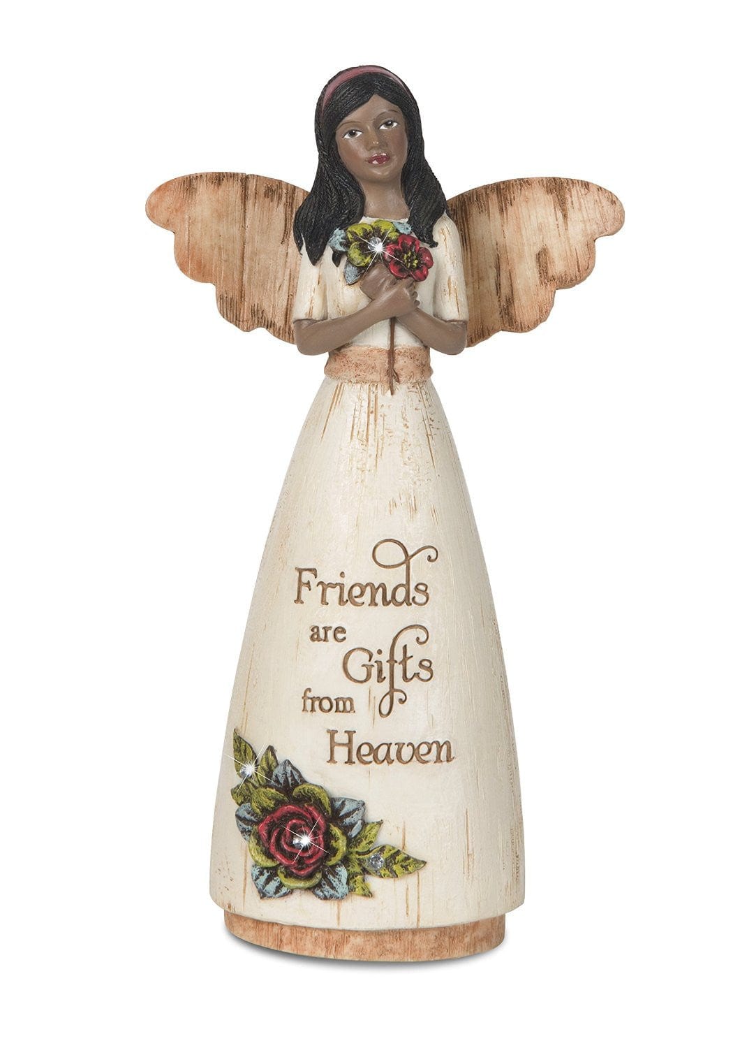 African American Friendship Angel Figurine: Simple Spirits Collection – The  Black Art Depot