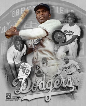 Legends Never Die Jackie Robinson Framed Memorabilia