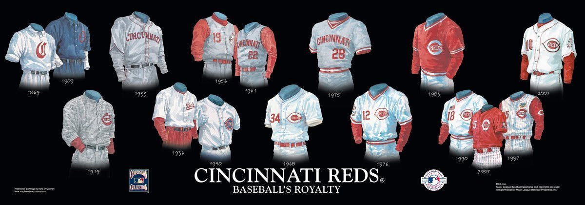 1916 19 Tbtc Cincinnati Reds Majestic Uniform Jersey Major League