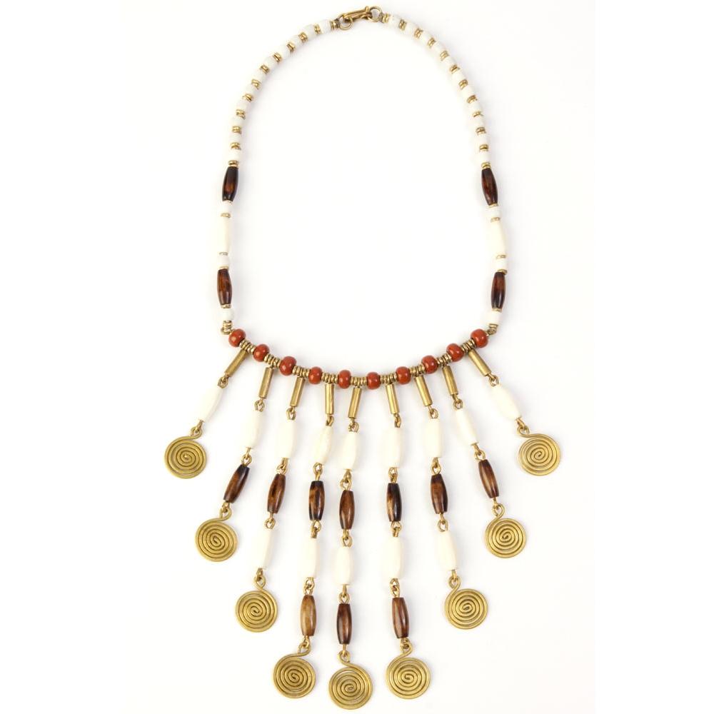 Brass Kenyan Choker Set  Authentic Brass Necklaces