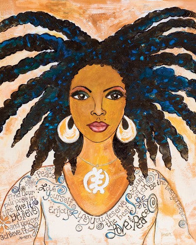 nubian queen painting