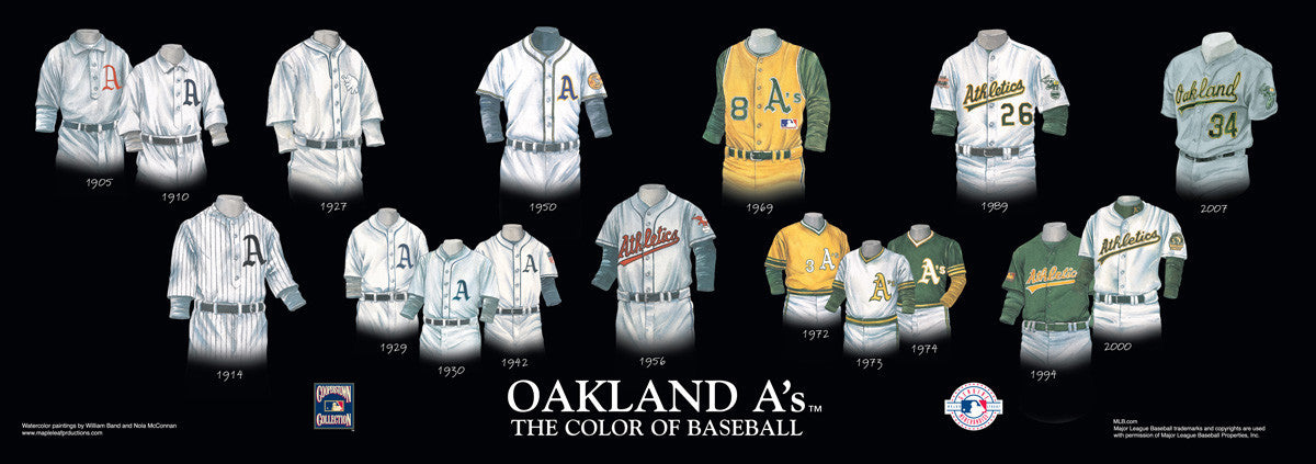 Oakland Athletics Jerseys, A's Baseball Jersey, Uniforms