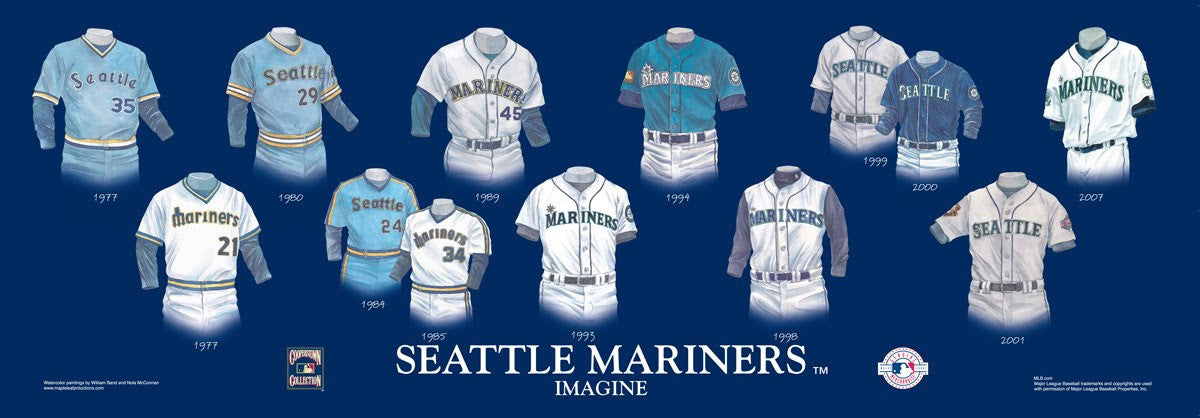 Seattle Mariners Jerseys, Mariners Jersey, Seattle Mariners Uniforms