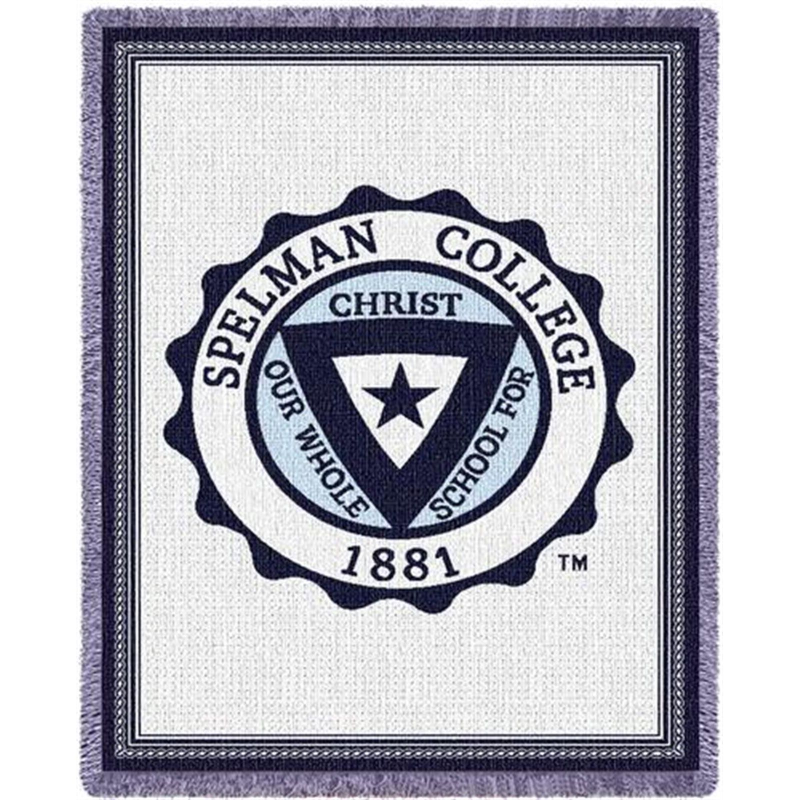 Spelman College Tapestry Throw Blanket by Pure Country Weavers The