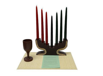 kwanzaa-kinaras-and-kwanzaa-candleholders-The Black Art Depot