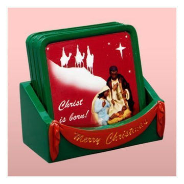 african-american-nativity-coasters-The Black Art Depot