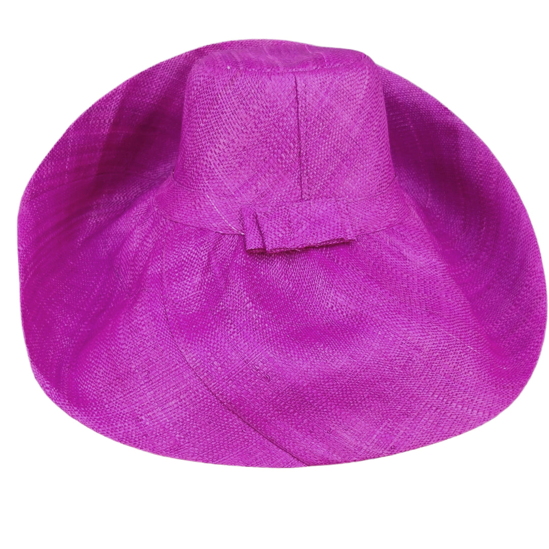 Mafuta: Madagsacar Big Brim Raffia Sun Hat (Rear)