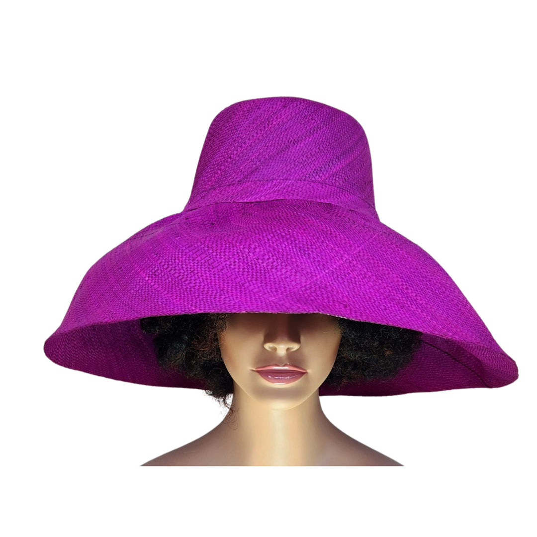 Mafuta: Madagsacar Big Brim Raffia Sun Hat (Mannequin)