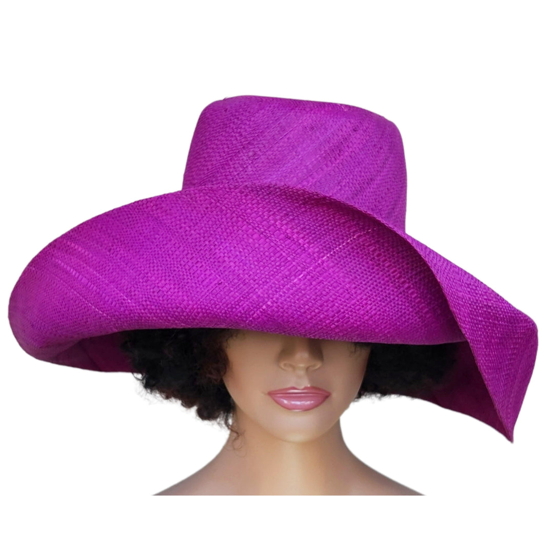 Mafuta: Madagsacar Big Brim Raffia Sun Hat (Mannequin II)