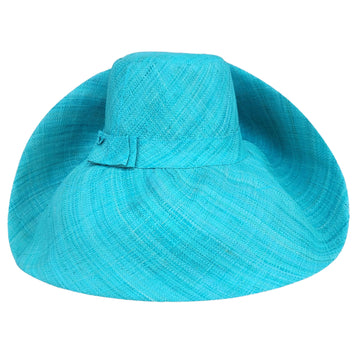 Ana: Madagsacar Big Brim Raffia Sun Hat (Rear)