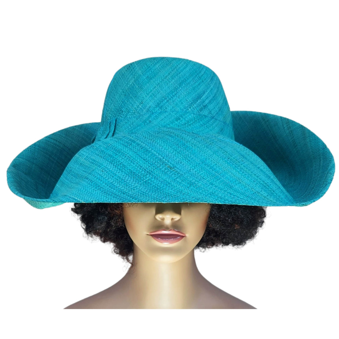 Ana: Madagsacar Big Brim Raffia Sun Hat (Mannequin II)