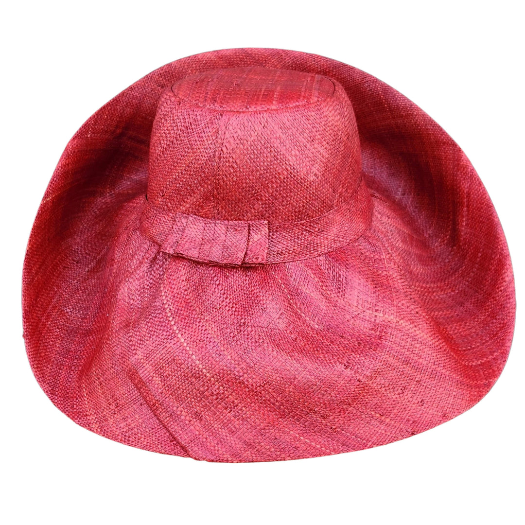 Sundala: Madagsacar Big Brim Raffia Sun Hat (Rear)