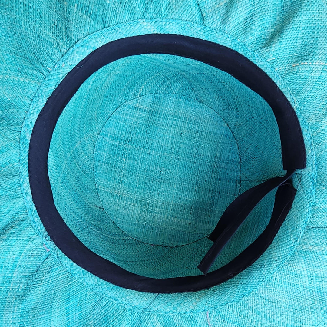 Ana: Madagsacar Big Brim Raffia Sun Hat (Interior)