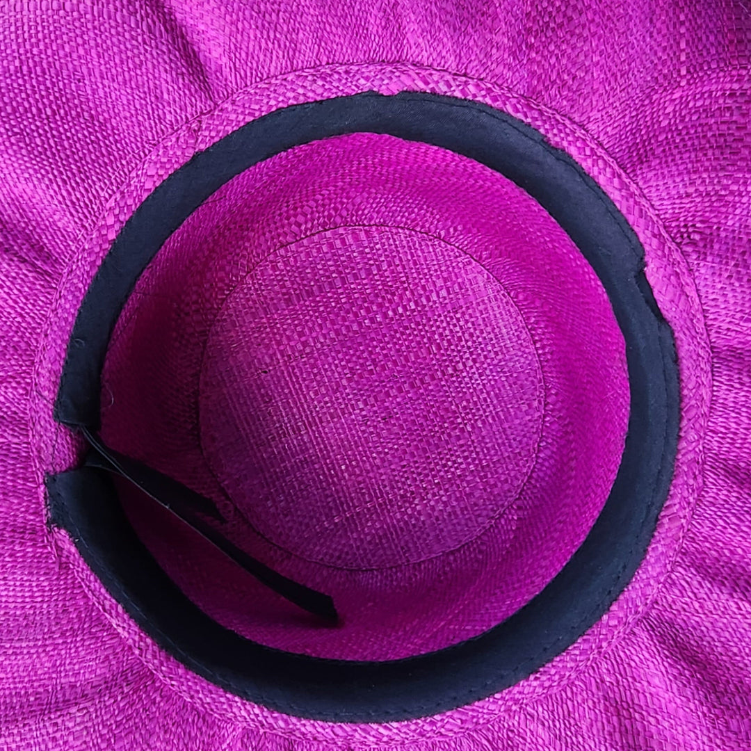 Mafuta: Madagsacar Big Brim Raffia Sun Hat (Interior)