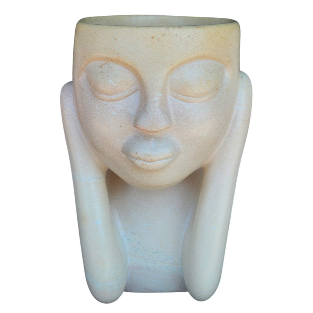 Utulivu: Hand Carved African Soapstone Vase (Main)