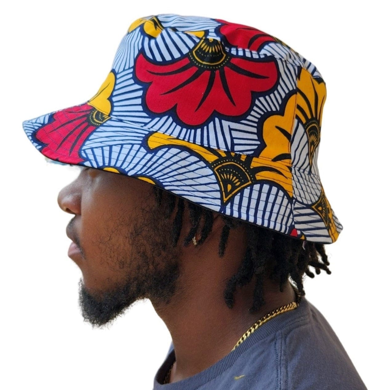 Neon Festival Snapback Ethnic Cap - African Print Hat - 2024 Tribal Pattern Baseball Cap - Flatpeak - Kente Ankara Bespoke Hat - Men's millinery