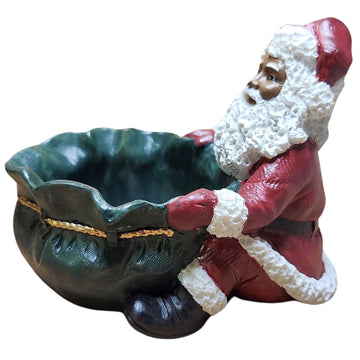 African American Santa Claus Candy Tray (Small)