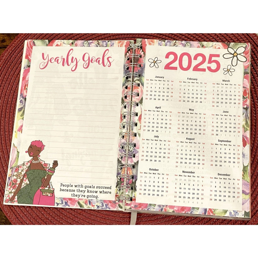 Alright Mama by Kiwi McDowell: African American 2025 Weekly Inspirational Planner (Goal Planning Pages)