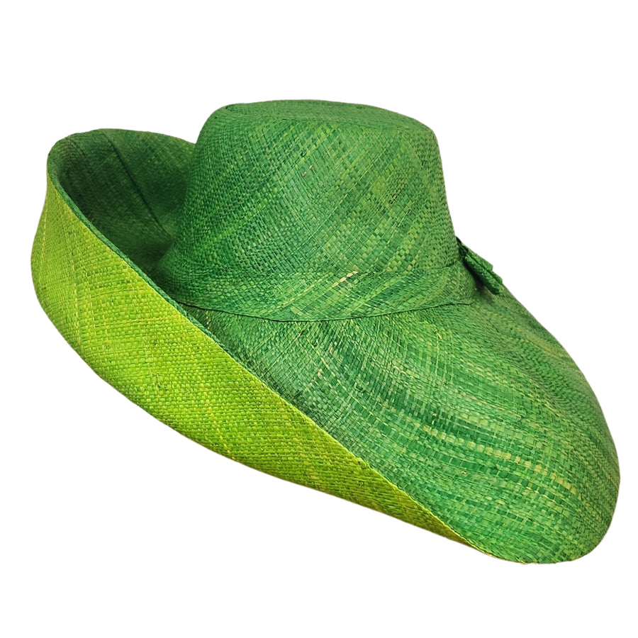 Apple: Hand Woven Madagsacar Big Brim Raffia Sun Hat