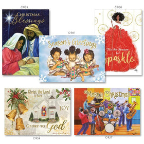 Assorted Set #10:  African American Christmas Card Box Set