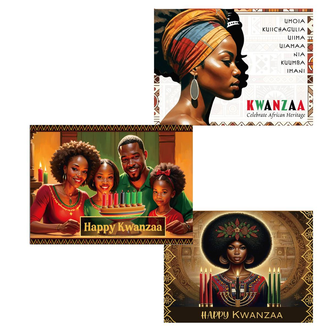 Assorted Kwanzaa Card Box Set (ASX193)