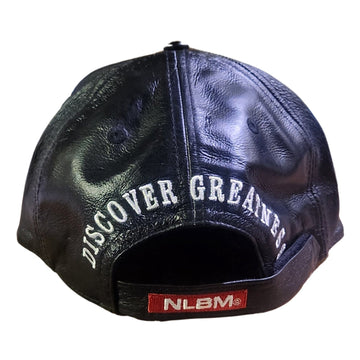 Atlanta Black Crackers Leather Baseball Cap