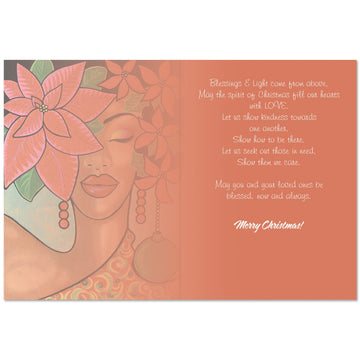 Be Blessed by Pamela Hills: African American Christmas Card Box Set (Inside)