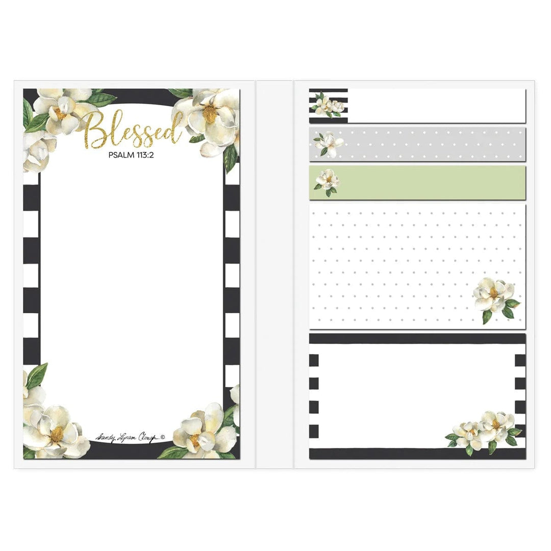 Blessed Magnolia Sticky Notes Booklet Set by Sandy Clough (Interior)