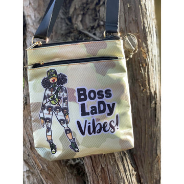 Boss Lady Vibes by Kiwi McDowell: African American Travel Purse (Lifestyle)