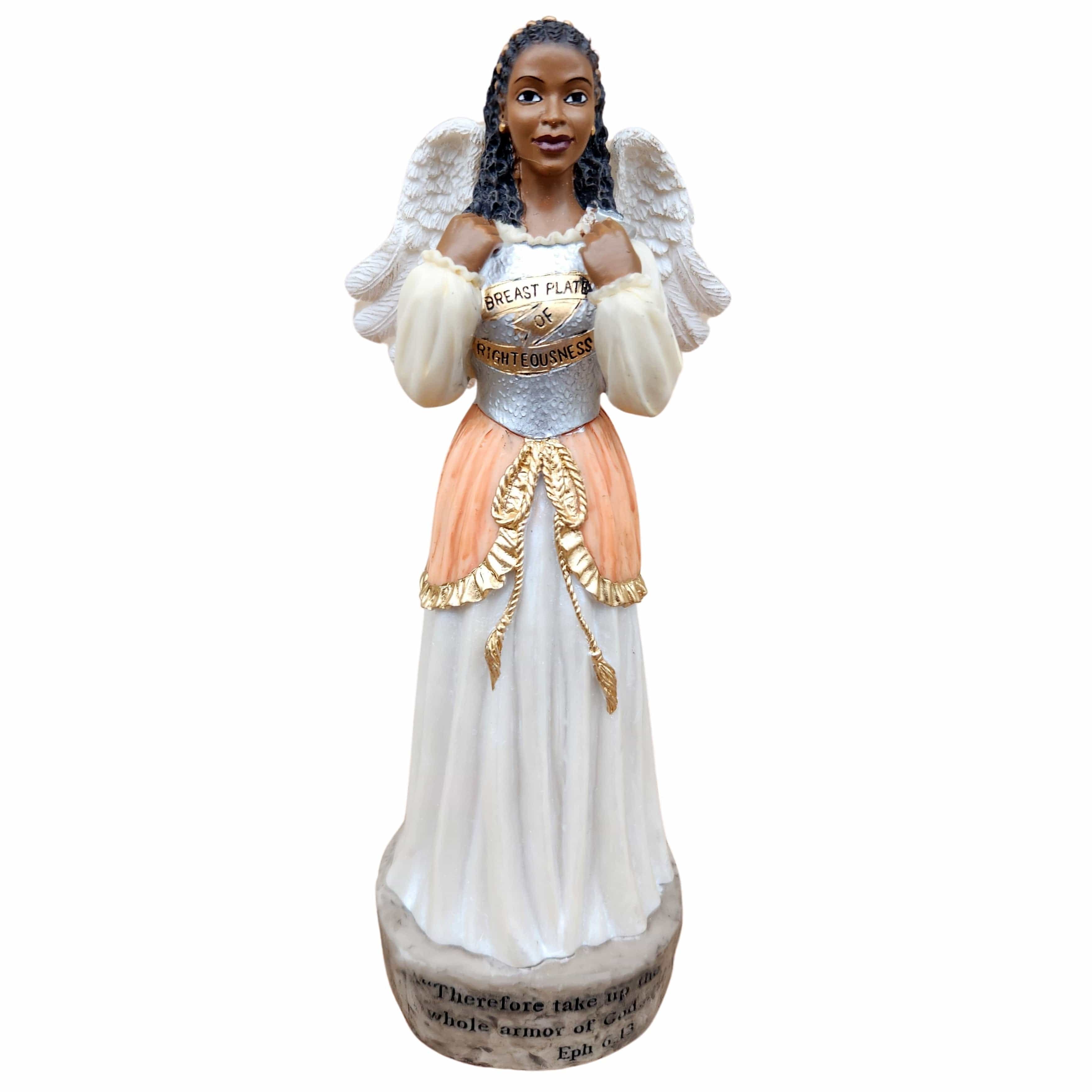 Breastplate of Righteousness: African American Angelic Figurine – The ...