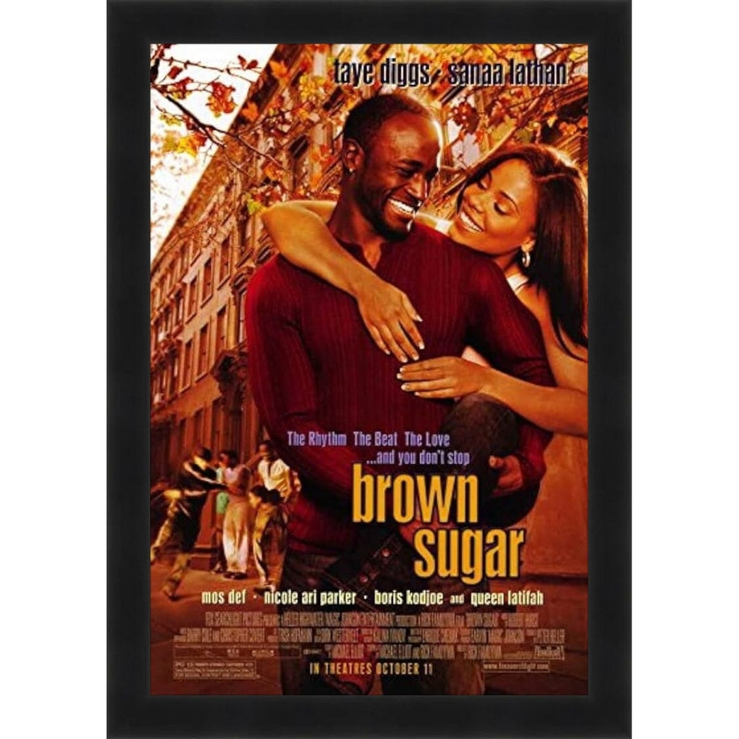 Brown Sugar: African American Movie Poster (Black Frame)