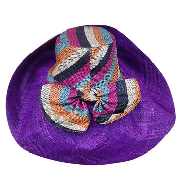 Buyisiwe: Madagsacar Big Brim Raffia Sun Hat (Rear)