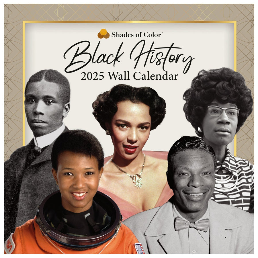 Celebrating Black History: 2025 African American Wall Calendar (Front)