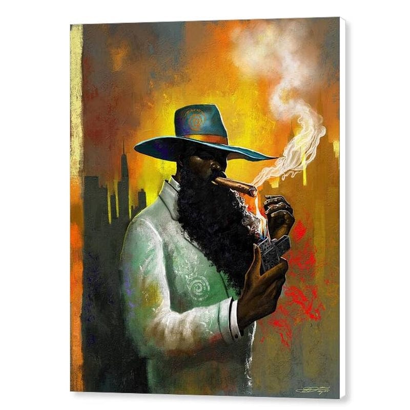 Cigar Nights by Dion Pollard (Canvas)