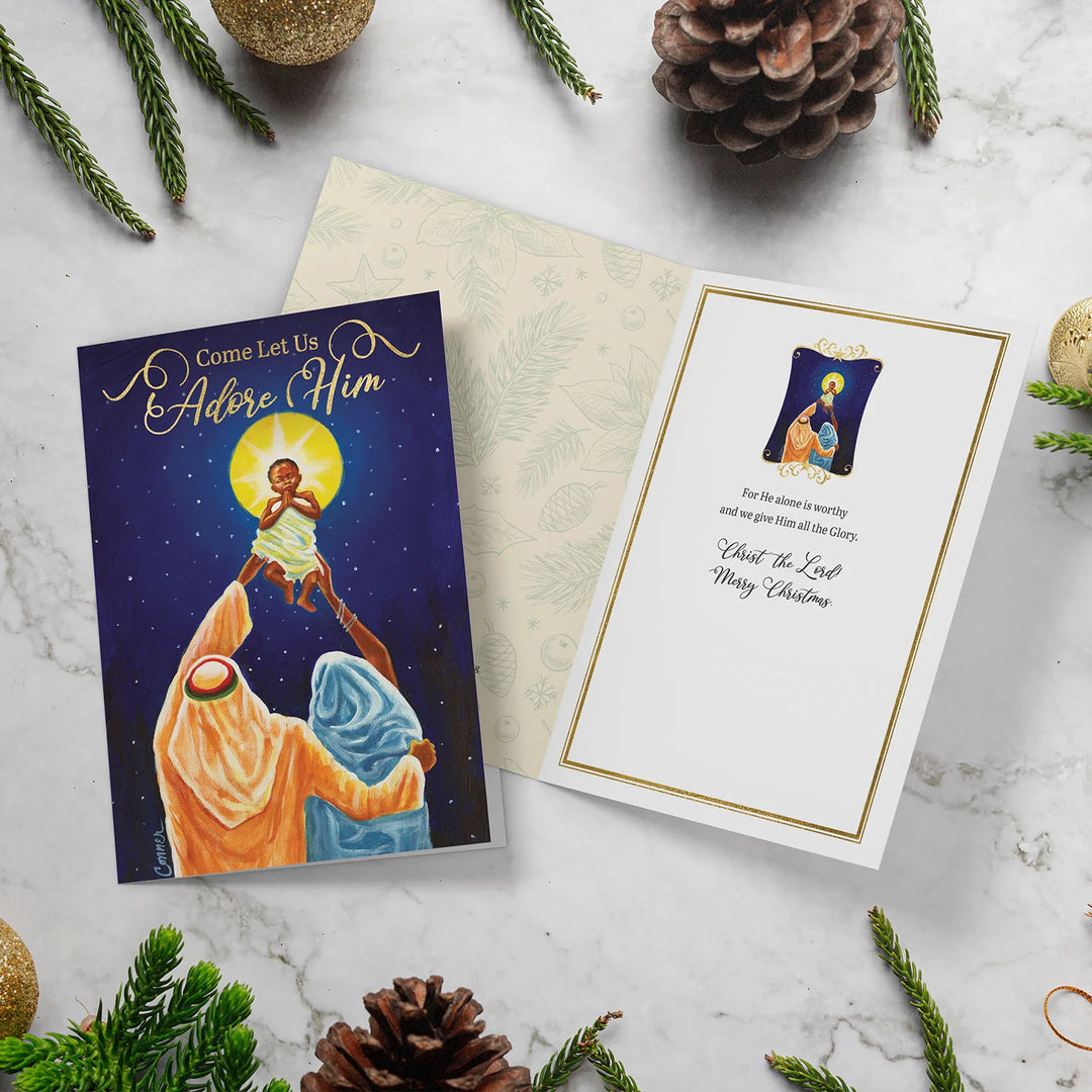 Come Let Us Adore Him: African American Christmas Card Box Set – The ...