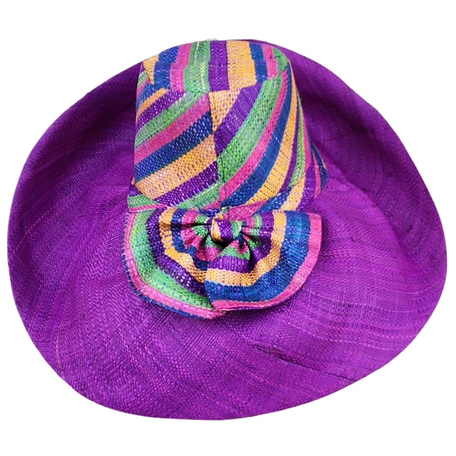 Damerae: Hand Woven Multicolor Madagascar Big Brim Raffia Sun Hat – The ...