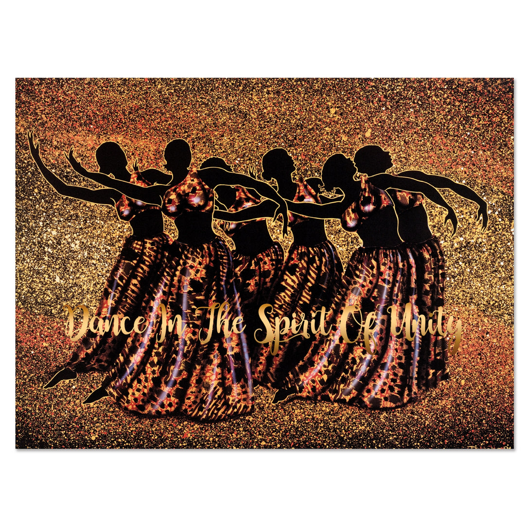 The Spirit of Unity by Larry Poncho Brown: African American Christmas Card Box Set