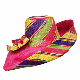 Dingane: Madagsacar Big Brim Raffia Sun Hat