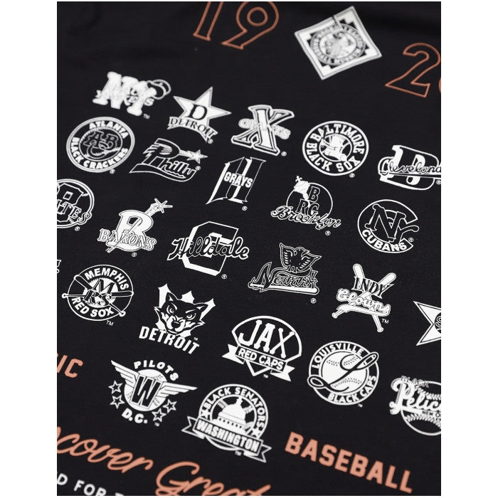 Discover Greatness II: Negro Leagues Baseball Commemorative Short Sleeve T-Shirt (Black, Rear Detail)