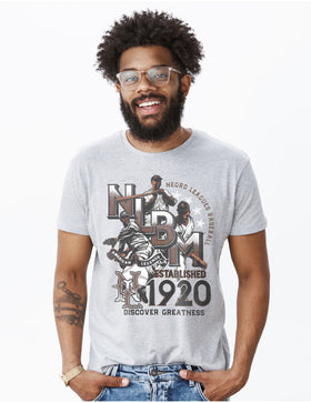 Discover Greatness: Negro Leagues Baseball Commemorative Short Sleeve T-Shirt (Lifestyle)