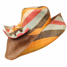 Gabisile: Madagsacar Big Brim Raffia Sun Hat