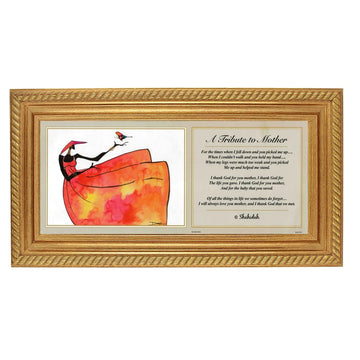 A Tribute to Mothers by Doyle and Shahidah (Gold Frame)