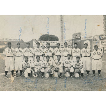 1943 Homestead Grays by Wright and Riley