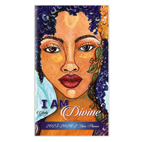 I Am Divine by Sylvia "Gbaby" Cohen: African American 2025-2026 Checkbook Planner 