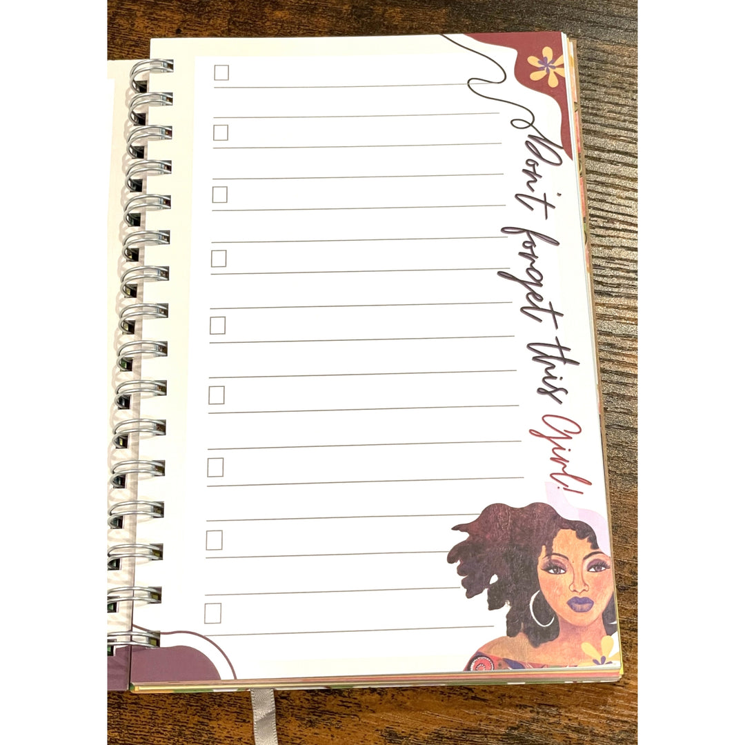 I Am Divine by Sylvia "Gbaby" Cohen: African American Weekly Planner (Task List)