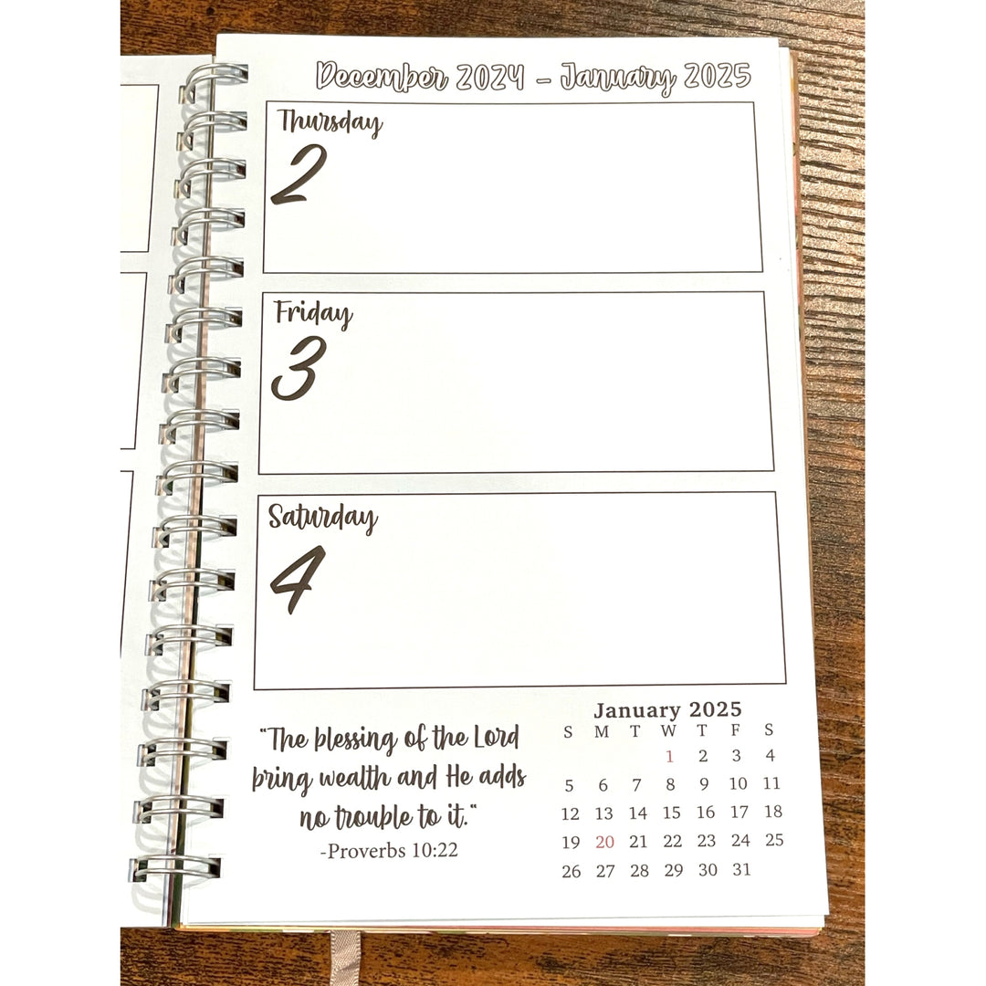 I Am Everything by Sylvia "GBaby" Cohen: African American Weekly Planner (Calendar View 2)