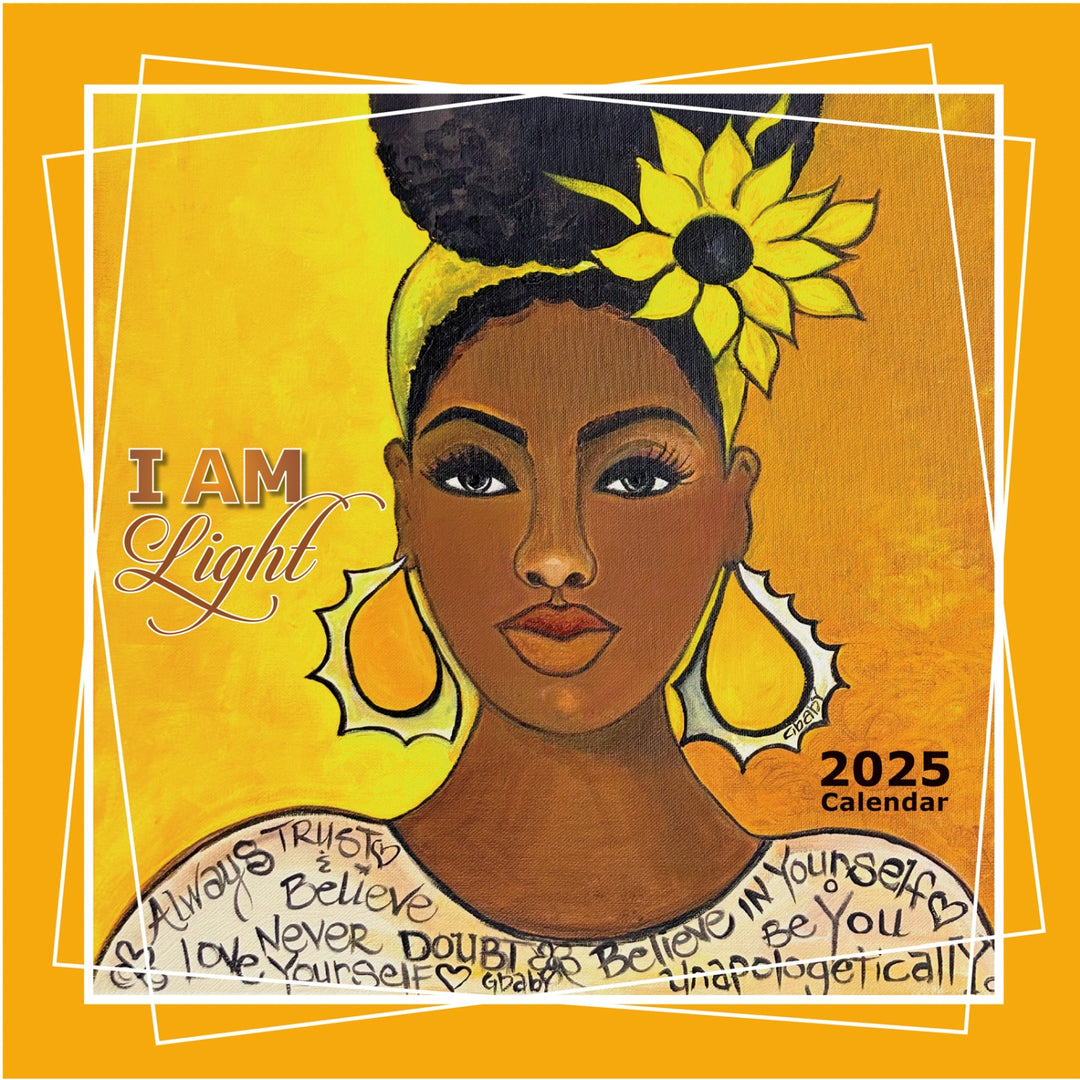 I Am Light by Sylvia "Gbaby" Cohen: 2025 African American Wall Calendar (Front)