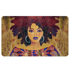 I Am Marvelously Made by Sylvia "Gbaby" Cohen: African American Interior Floor Mat