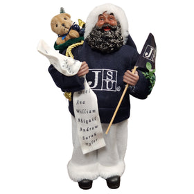 Jackson State University Tigers HBCU African American Santa Claus Figurine